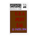 U.S.A POSTEAL, @ ZAZZLE.COM postage