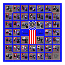 U.S.A. PRESIDENTS BLUE B/568 posters by JOSEPHINEB3 U.S.A. PRESIDENTS BLUE B/568 posters