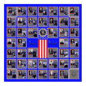 U.S.A. PRESIDENTS BLUE B/568 posters