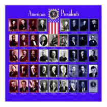 U.S.A. PRESIDENTS BLUE C/569 posters by JOSEPHINEB3 U.S.A. PRESIDENTS BLUE C/569 posters