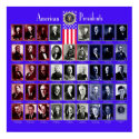 U.S.A. PRESIDENTS BLUE C/569 posters