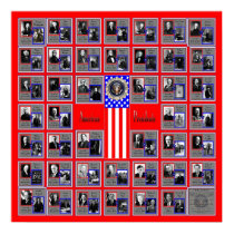 U.S.A. PRESIDENTS RED B/562 posters by JOSEPHINEB3 U.S.A. PRESIDENTS RED B/562 posters