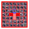 U.S.A. PRESIDENTS RED B/562 posters