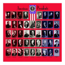 U.S.A. PRESIDENTS RED C/563 posters by JOSEPHINEB3 U.S.A. PRESIDENTS RED C/563 posters