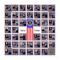 U.S.A. PRESIDENTS WHITE B/565 posters by JOSEPHINEB3 U.S.A. PRESIDENTS WHITE B/565 posters
