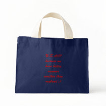 u.s.a slogan tote bag