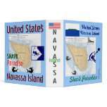 U.S.A. Territory of Navassa Island: Shark Paradise Binders