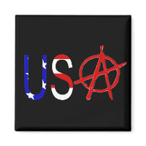 U.S. Anarchy Refrigerator Magnets