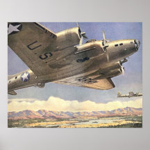 U.S. Army Bomber Print