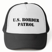 U.S. Border Patrol (text) hats by JustRightWing U.S. Border Patrol (text) hats