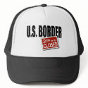 U.S. Border - Sorry We're Closed hats by AmericanElephant U.S. Border - Sorry We're Closed hats