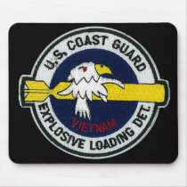 U.S. Coast Guard Explosive Loading Det. Mouse Pad mousepads