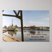 U.S Coast Guard Mackinaw 1968 Icebreaker posters
