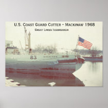 U.S Coast Guard Mackinaw Icebreaker posters
