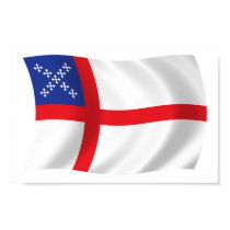 U.S. Episcopal Church Flag Poster Print by LivingFlags2 U.S. Episcopal Church Flag Poster Print