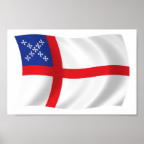 U.S. Episcopal Church Flag Poster Print