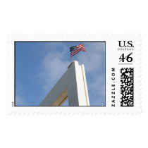 U.S. Flag Over Savannah postage