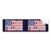 U.S. Freedom Flag 2-in-1 Bumper Sticker