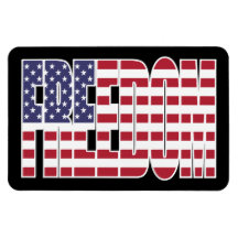 U.S. Freedom Flag Premium Flexi Magnet (4"x6")