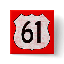 U.S. Highway 61 Route Sign buttons
