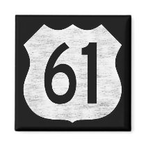 U.S. Highway 61 Route Sign magnets