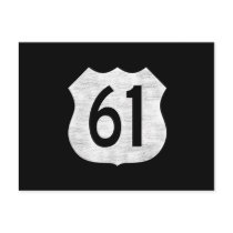U.S. Highway 61 Route Sign postcards