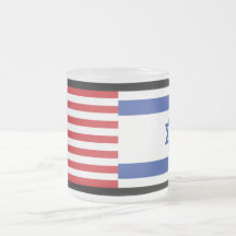 U.S. & Israel Flags Mugs