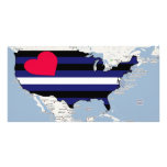 U.S. Leather Pride Picture Card
