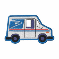 U.s. Mail Truck embroidered shirts by ZazzleEmbroidery U.s. Mail Truck embroidered shirts