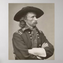 U.S. Major General George Armstrong Custer Poster