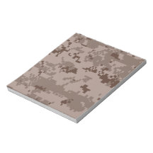 U.S. Marine Corps Marpat Desert Camouflage Note Pad