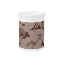 U.S. Marine Corps Marpat Desert Camouflage Beverage Pitcher