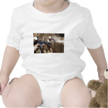 U.S. Marines in Helmand Province of Afghanistan Baby Bodysuits