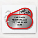 U.S. MILITARY - Dog Tags mousepads