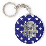 u.s. military insignia key chain