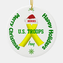 U.S. Military Troops Ornament