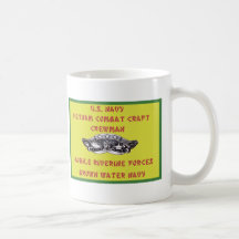 U.S. NAVY VIETNAM COMBAT CRAFT CREWMAN COFFEE MUG