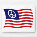 ##imgtitle## U.S. Peace Sign Flag Mousepad