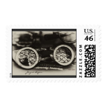 U.S. Postage Stamp Vintage Specs, Sepia steampunk 