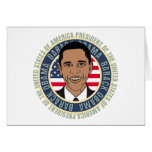 U.S. President Barack Obama Greeting Card