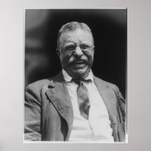 U.S. President Theodore Teddy Roosevelt Laughing Posters
