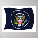 U.S. Presidential Seal Flag Poster Print