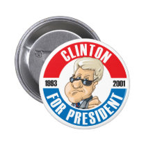 U.S. Presidents Campaign Button: #42 Bill Clinton buttons