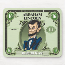 U.S. Presidents Mousepad: #16 Abraham Lincoln mousepads