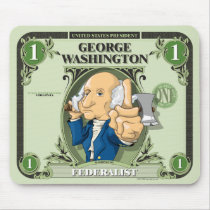 U.S. Presidents Mousepad: #1 Washington mousepads