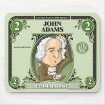 U.S. Presidents Mousepad: #2 John Adams mousepads