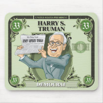 U.S. Presidents Mousepad: #33 Harry S. Truman mousepads