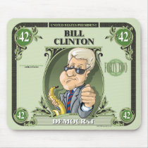 U.S. Presidents Mousepad: #42 Bill Clinton mousepads