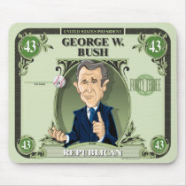 U.S. Presidents Mousepad: #43 George W. Bush mousepads