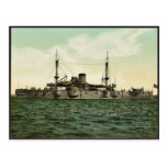 U.S.S. "Texas" classic Photochrom Postcard